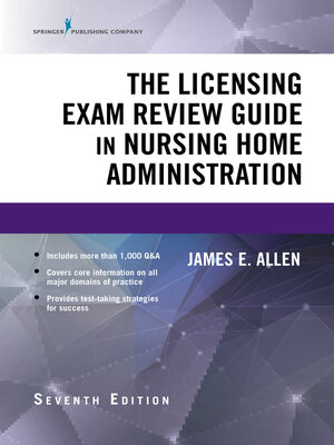 cover image of The Licensing Exam Review Guide in Nursing Home Administration